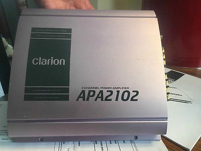 Clarion APA2102 power amplifier for car audio..Model APA 2102 RMS Power 100W
