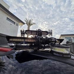 Amber And White Emergency Lights