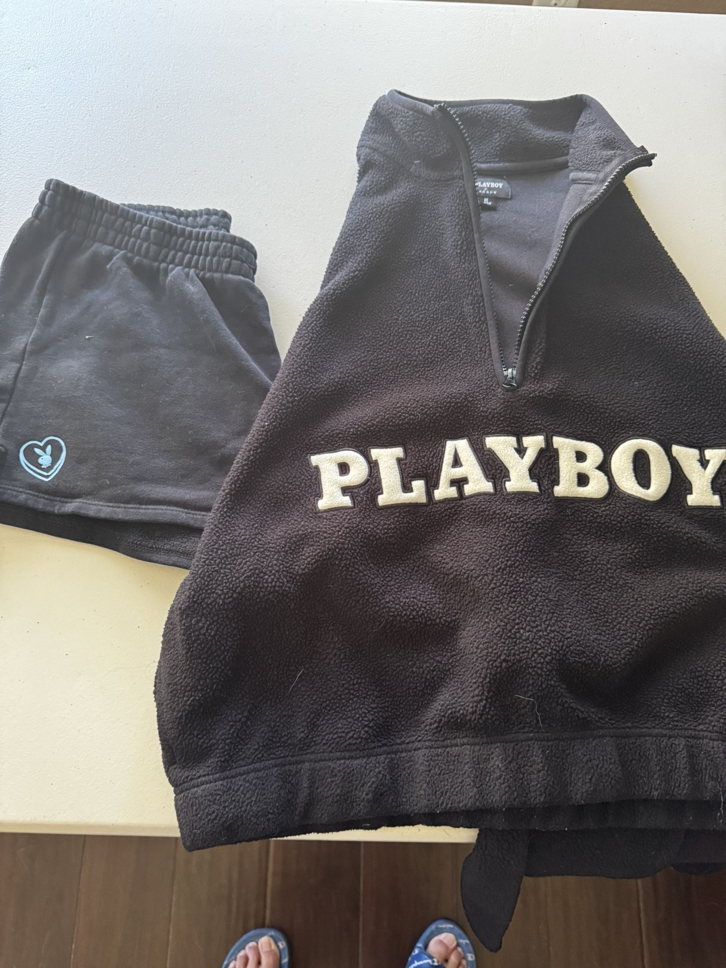 Playboy Shorts And Sweater