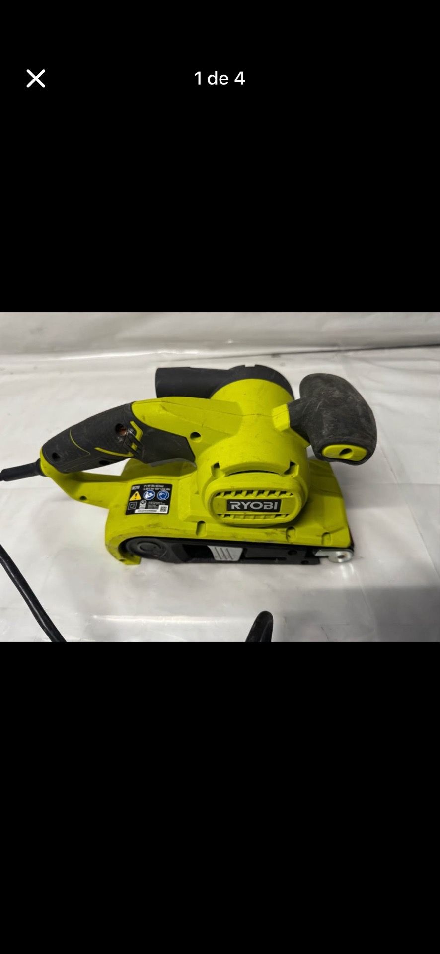 Belt sander RYOBI 6 amp