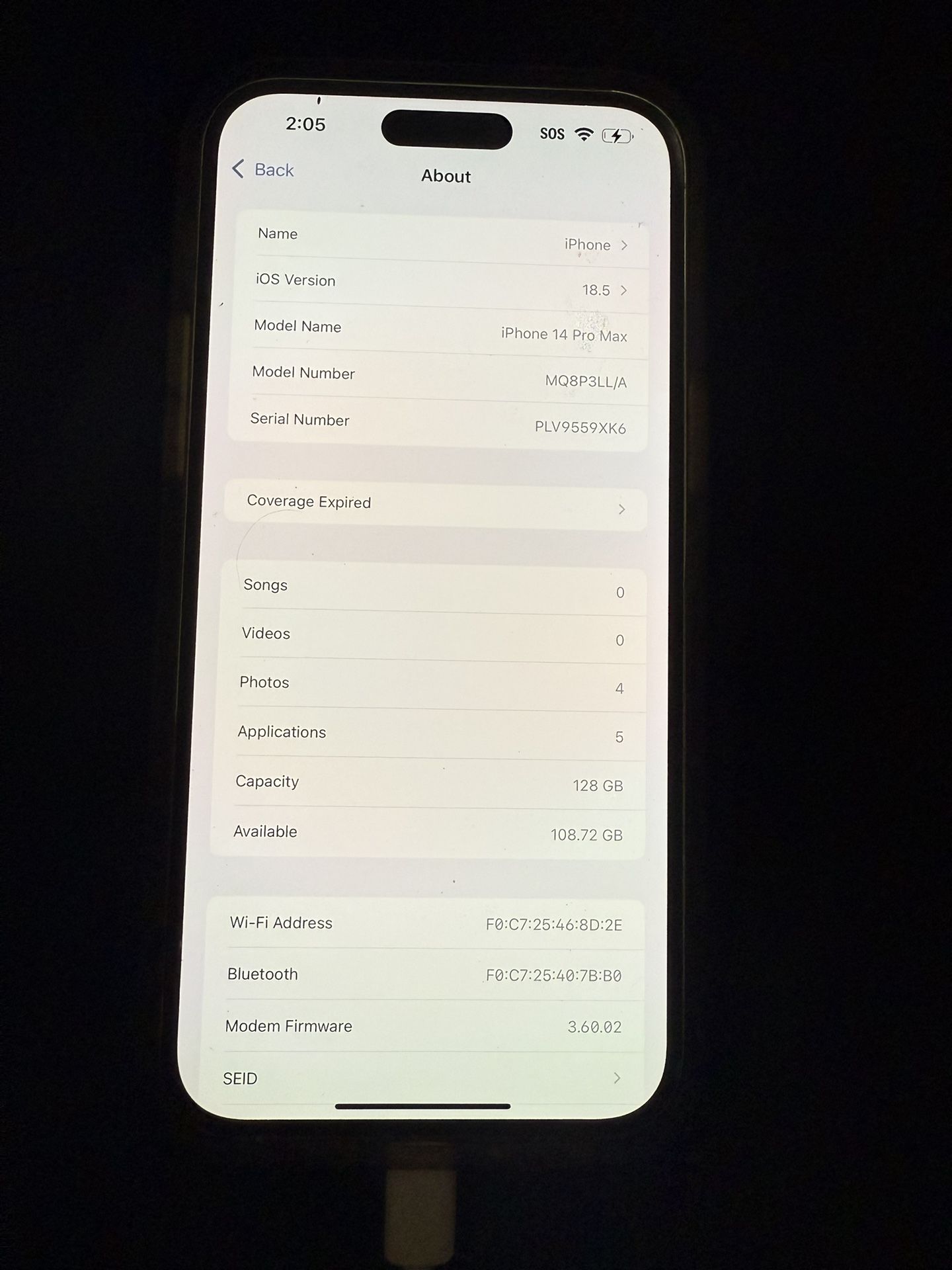 iPhone 14 Pro Max (Sim Locked)