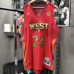NBA Adidas All Star Game MVP West 2011 Kobe Bryant Jersey Size Large Lakers