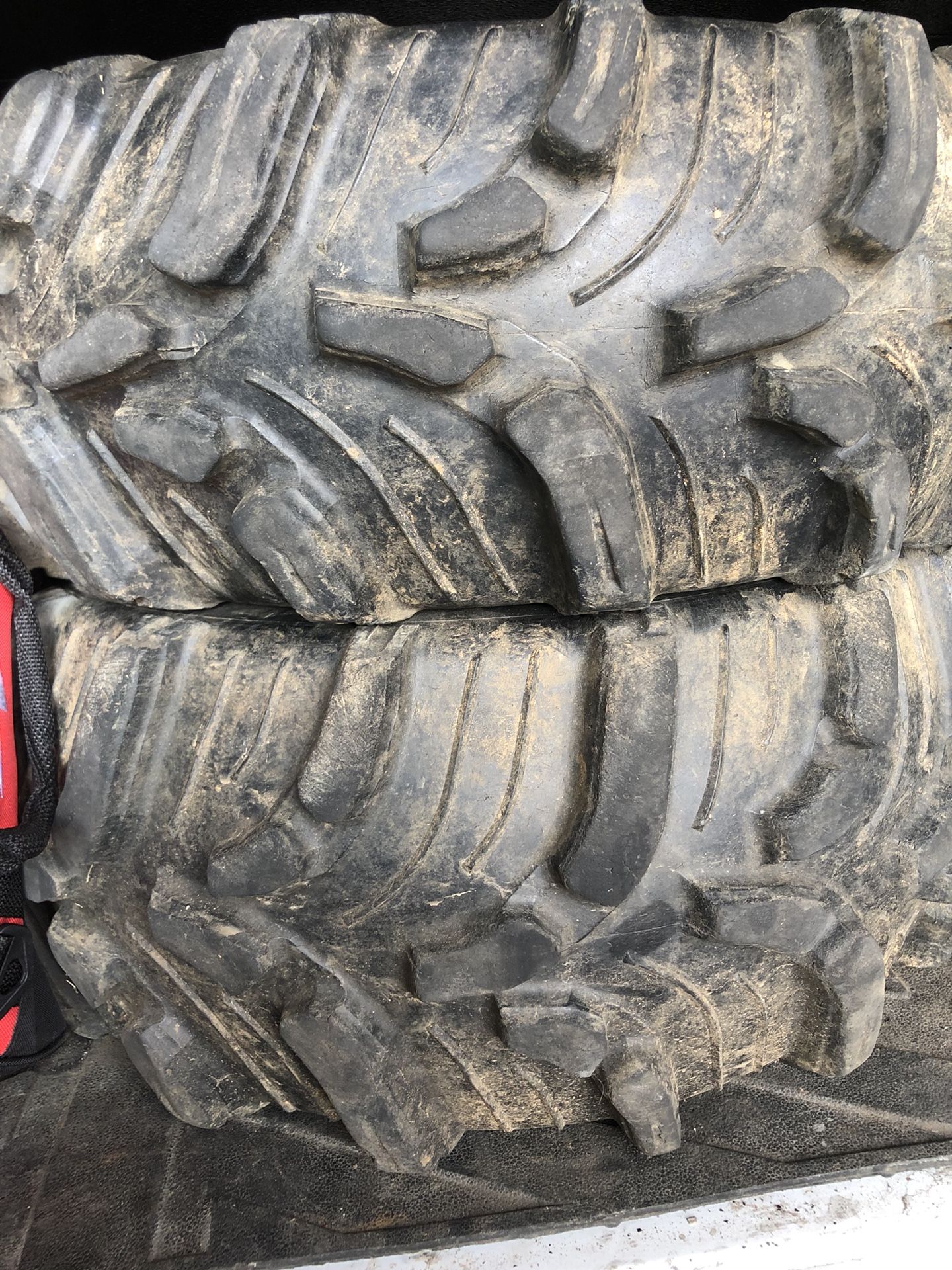 Titan 589 26” atv tires on Yamaha grizzly wheels