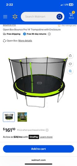 14ft bounce pro trampoline