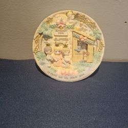 Precious Moments Nativity Plate Wall Hanging