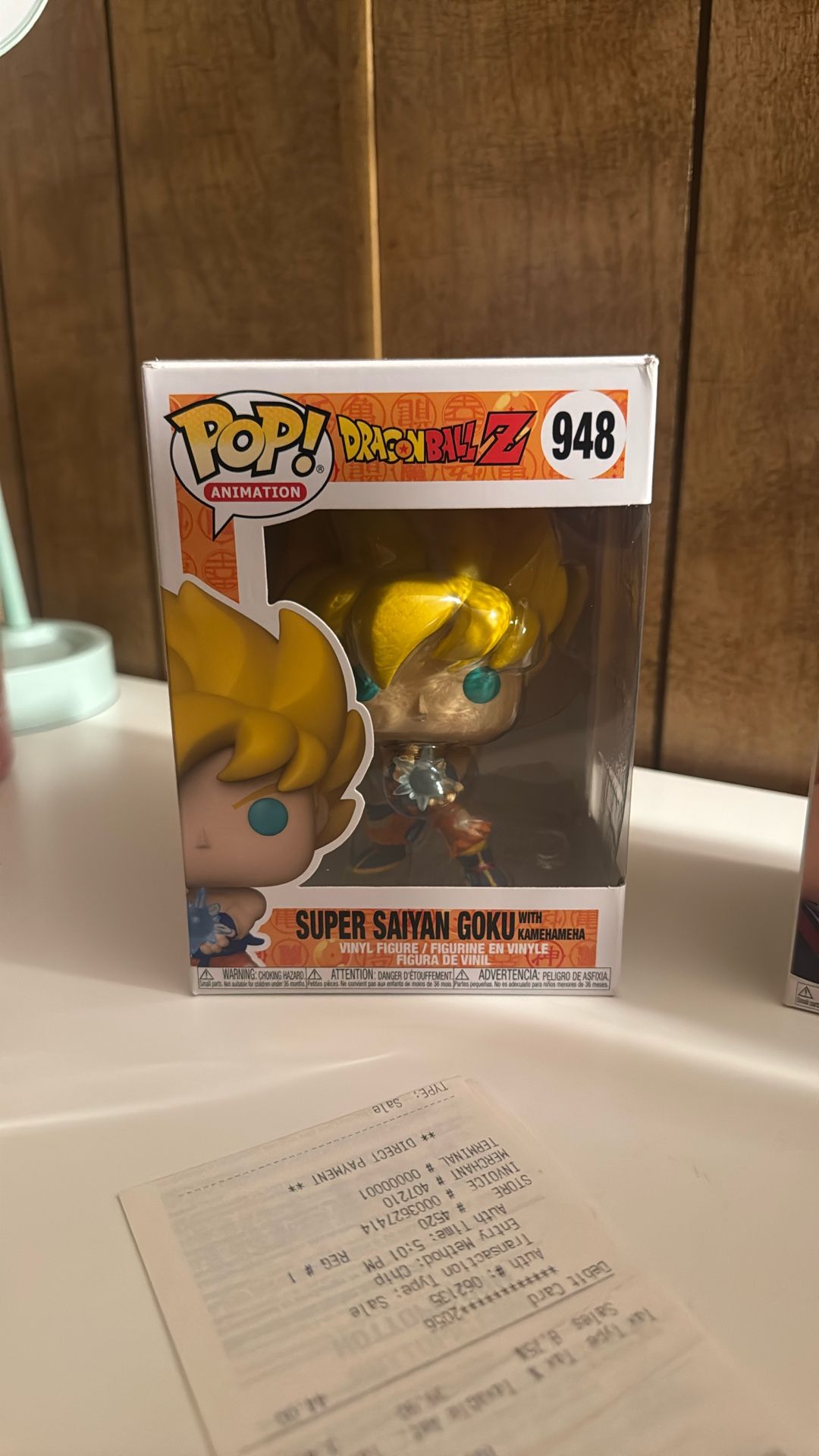 Super Saiyan Goku With Kamehameha Vinyl Figure