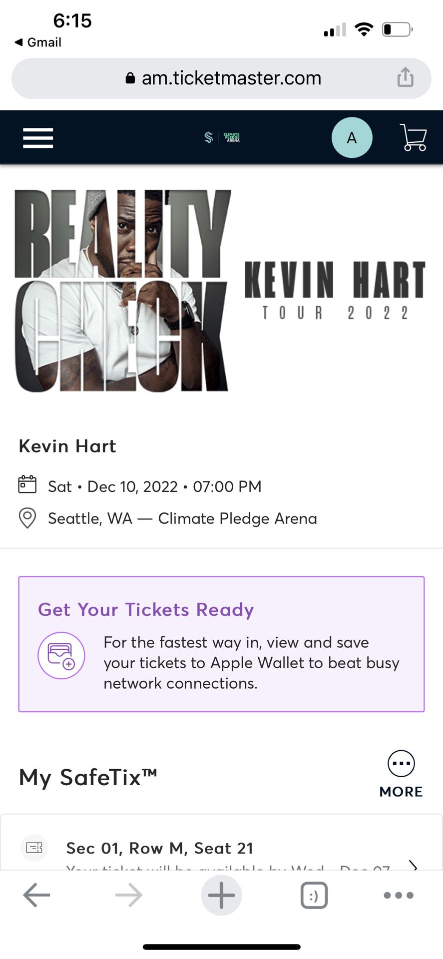 Kevin Hart 12/10