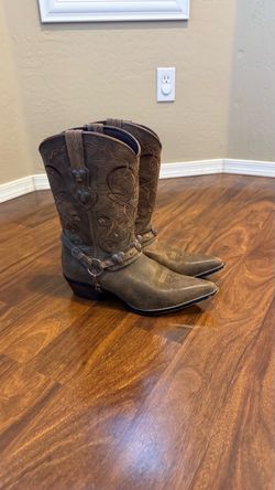 Durango Crush Heartbreaker Pointed Toe Brown Cowboy Boots Women’s 11M