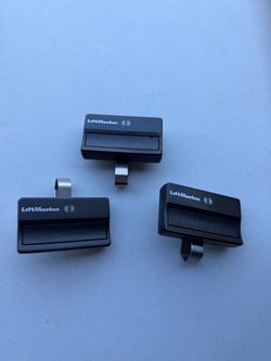 3- lift master garage door openers - programmable