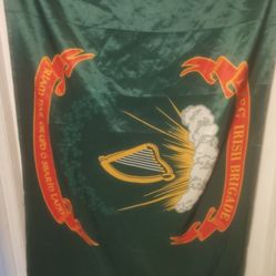 Two Vintage Irish Flags St Patrick's 