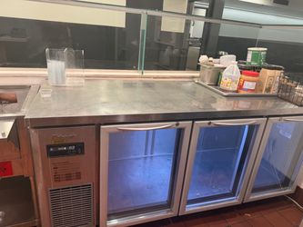 True Air Commercial Undercounter Glass Door Refrigerator