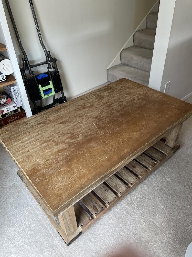 Rustic Wood Coffee Table