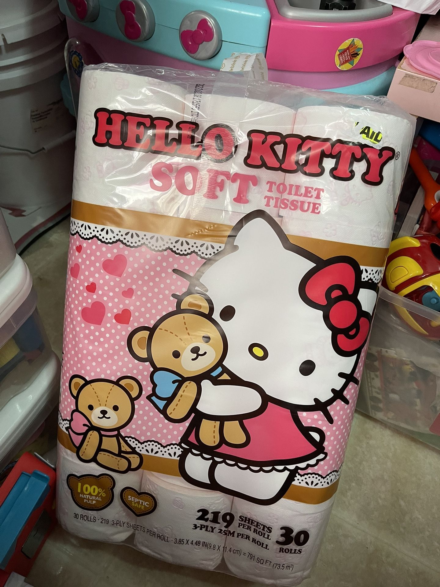 Hello Kitty Toilet Paper