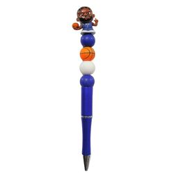 LA Clippers NBA Kawhi Leonard Teenymates Custom Beaded Ballpoint Twist Pen Blue