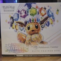 Prismatic Evolutions Pokemon Center Elite Trainer PC ETB Sealed