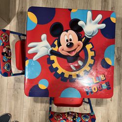 Mickey Mouse Table and Chairs 