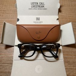 Like New Ray Ban Meta Wayfarer Shinny Black - SZ Regular  Open