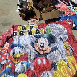 Mickey Mouse Center Pieces Banner Head ears