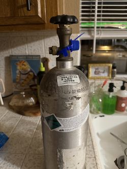 Carbon Dioxide CO2 5 lb Tank Full