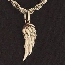 Wing Pendant Chain New Gold