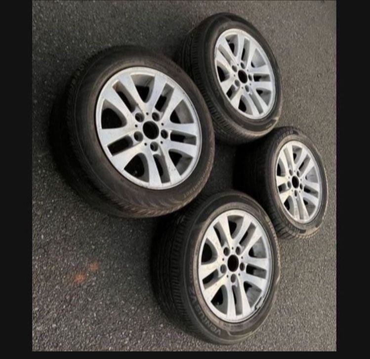 4 —— 205/55r16 5x120 5x4.72 Stock Bmw 3 4 Series Wheels Rims With Good 80% Treads Tires!!!!!!!