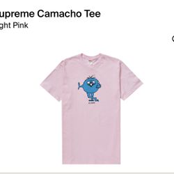 Supreme Camacho Tee Sz Med (light Pink)