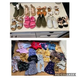 Kid’s Clothing, Girl’s Clothing, 4T, Girl’s Shoes, Kid’s Shoes, Clothing Bundles. SOLD SEPRATELY, PRICES PER BUNDLE IN COMMENTS