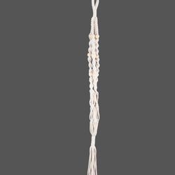 White Macrame Plant Hanger