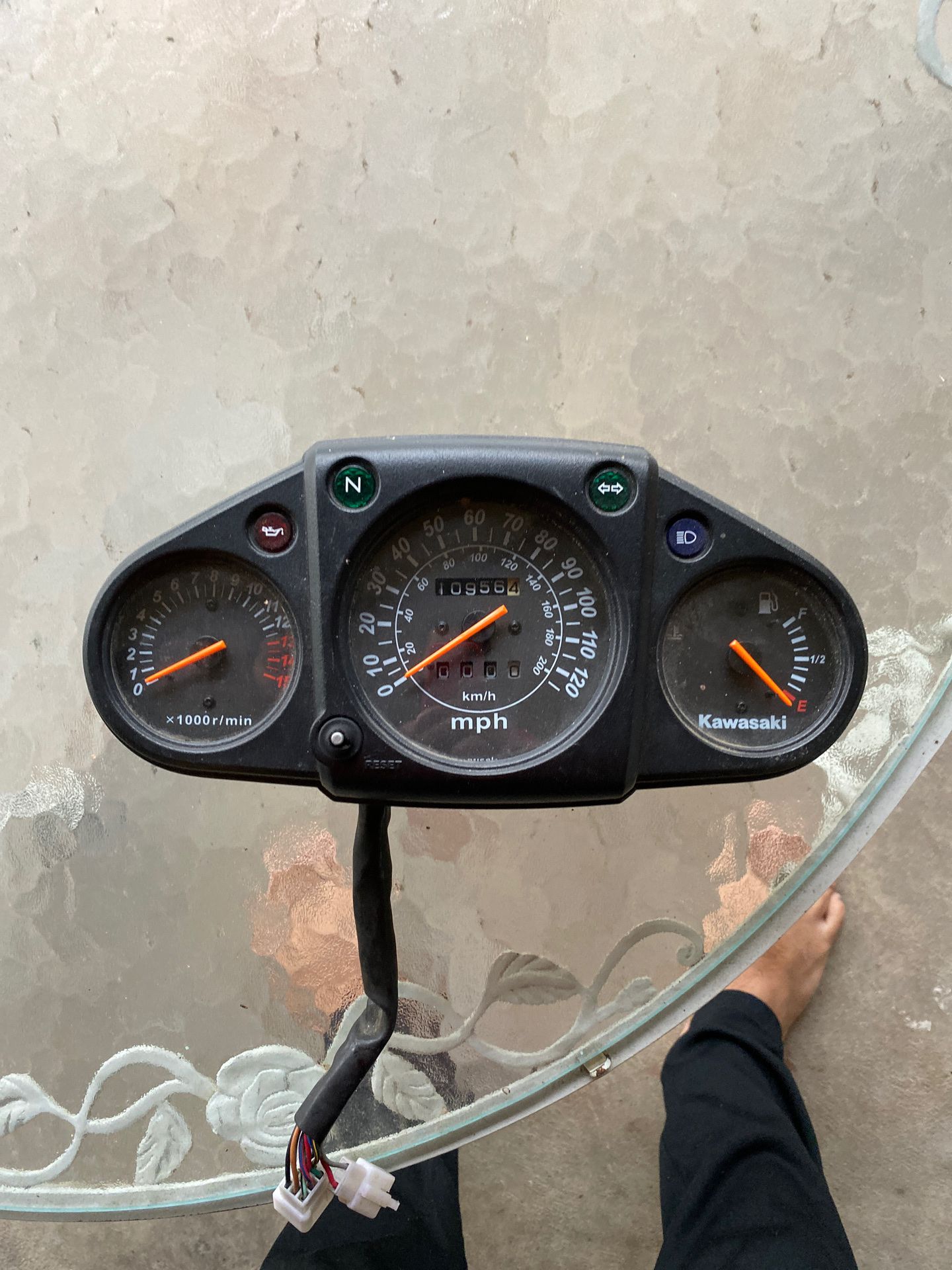 2012 Kawasaki ninja analog speedometer