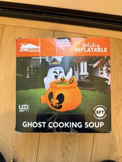 5 Foot Tall Halloween Inflatable Ghost Pumpkins