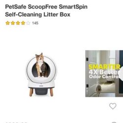 Brand New Self-Cleaning Cat Litter Box – Never Opened!
