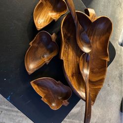 Wooden Salad bowl Set 