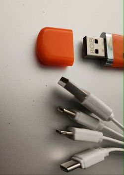 8GB USB Portable Drive W/ Adapters