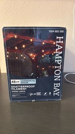 Patio string lights