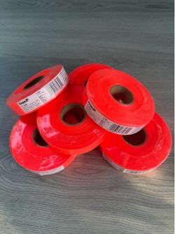 Empire 1 in. x 600 ft. Orange Flagging Tape (Set of 6) $24