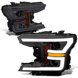 LA Zona Auto Parts 18 19 and 20 Ford F-150 DRL LED Sequential Headlights Luces Micas Calaveras faros Luz Light