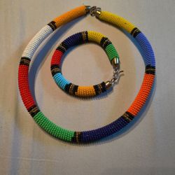 Necklace and mach bracelet