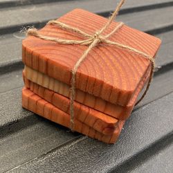Homemade Wooden Coasters