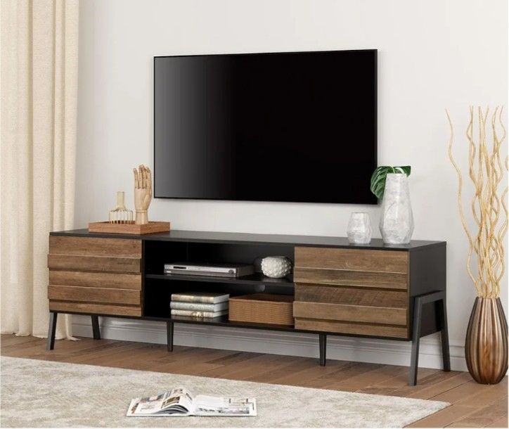 TV Stand And Cabinet (70 Inches)