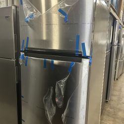 Stainless Steel 28” Inch Top Freezer Fridge