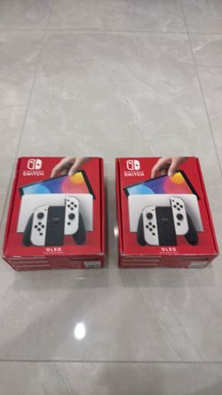 Nintendo Switch OLED White – Lot of 2