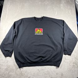 Ben Davis Sweatshirt Men’s 3XL Black Workwear Streetwear Crewneck Pullover #1506