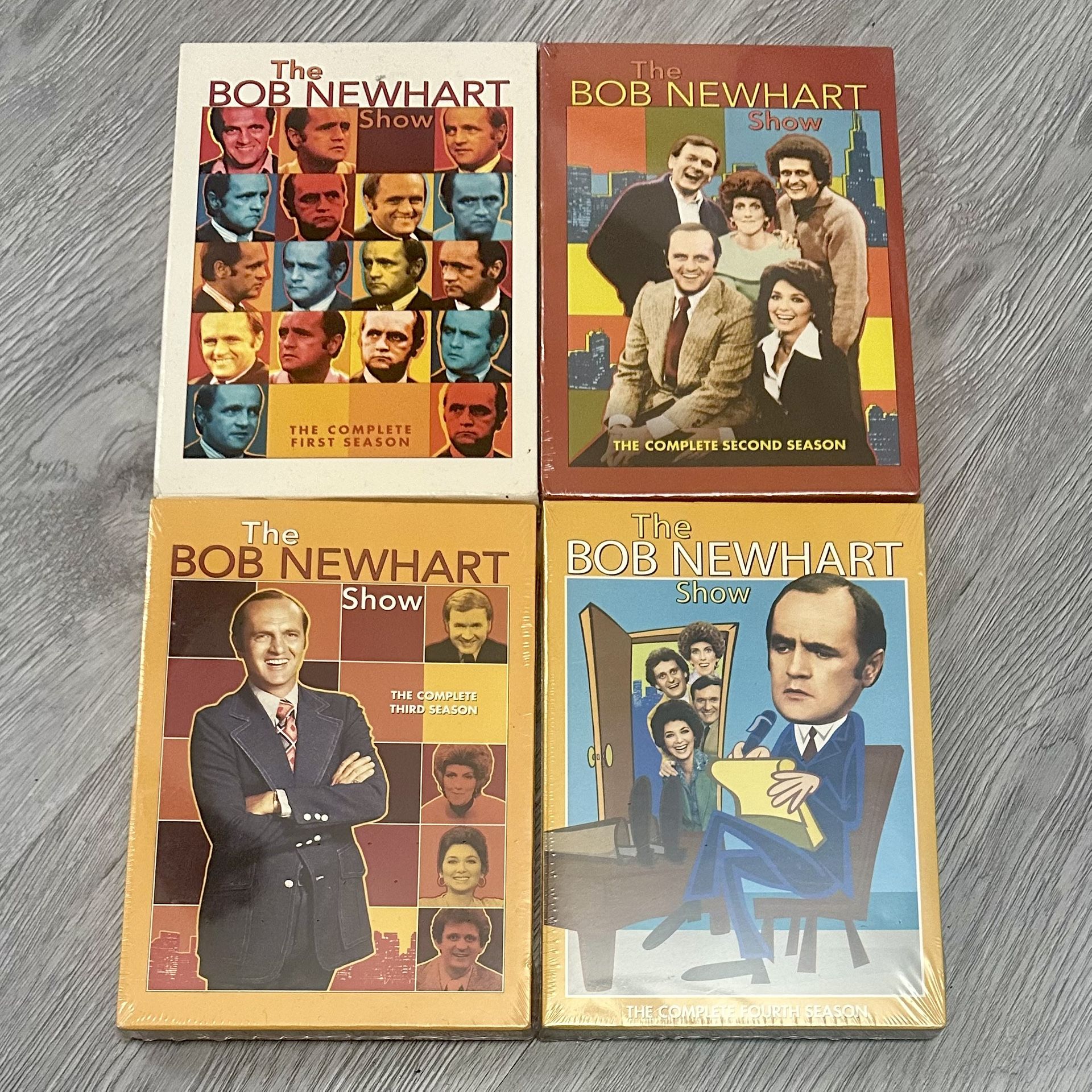 NEW The Bob Newhart Show DVD Box Set Seasons 1-4 Sealed Retro Sitcom, Excellent Gift Idea! New/Unused seasons 2,3 &4 are factory sealed, season 1 is n