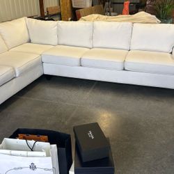 Fabulous White Sectional 