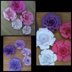 Cardstock flowers