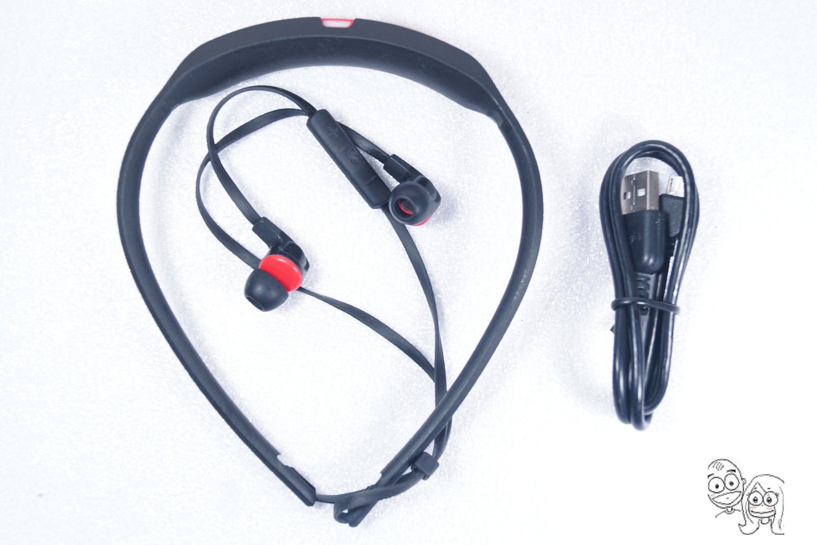 Skullcandy Smokin' Buds 2 In-Ear Bluetooth Wireless Earbuds w/Mic, Black / Red