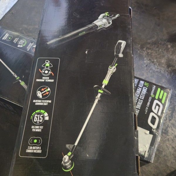 EGO POWER+ 56-volt Cordless Battery String Trimmer and Leaf Blower Combo (TOOL ONLY) #3596