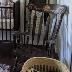 Vintage Wooden Rocking Chair. Perfect For Baby Nursery. Pick Up Lemon Grove.