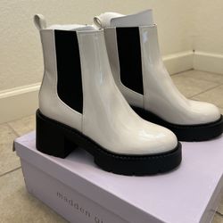 Madden Girl Trust Color Bone Pat Size 5 