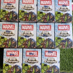 2025 Topps Chrome Marvel Factory Sealed Value Blaster Box LOT OF 20 Boxes